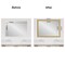 Amanti Art Mirror Makeover Bathroom Mirror Frame Border Kit - Fully Assembled Peel and Stick Frame - Mirror NOT Included - Grace Brushed Gold Trim